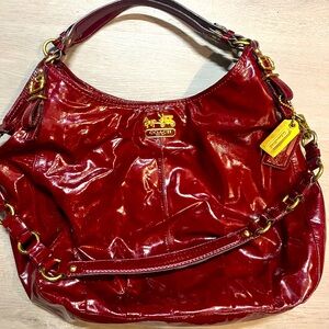 Coach vintage Madison patent leather shoulder bag